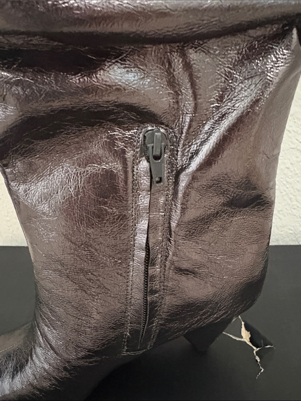 Pointed-Toe Slouch Knee Boot - Picture 3 of 10